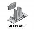 Pfosten-/Kreuzverbinder - Aluplast